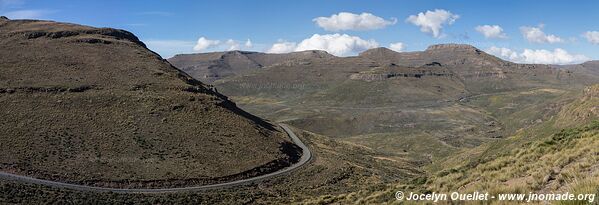 Route de Sani Pass à Butha-Buthe - Lesotho