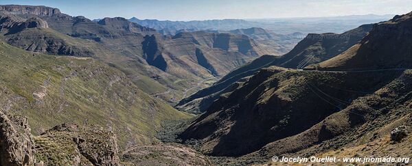 Route de Sani Pass à Butha-Buthe - Lesotho