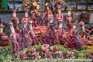 Noche de Los Rábanos - Oaxaca de Juárez - Oaxaca - Mexique