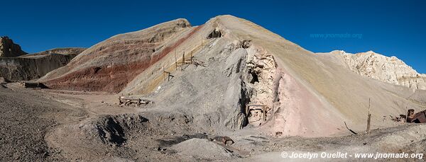 Route de Barreal à Calingasta - Argentine