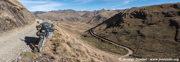 Piste de Santiago de Chuco à Pampas (zone minière) - Pérou