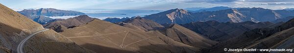 Route de Serrania del Hornocal à Santa Ana - Argentine