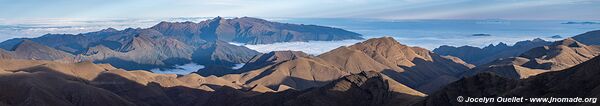Route de Serrania del Hornocal à Santa Ana - Argentine